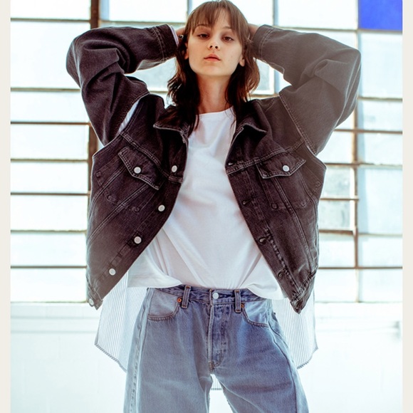 Maison Martin Margiela Jackets & Blazers - Madison Margiela Cut Out Jean Jacket - Stone Wash Pomice